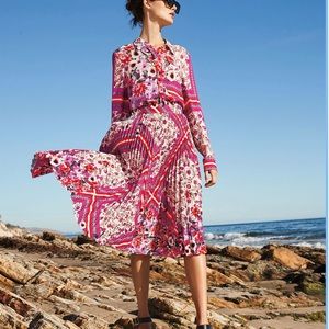 Elie Tahari Delilah multi-patterned pleated skirt